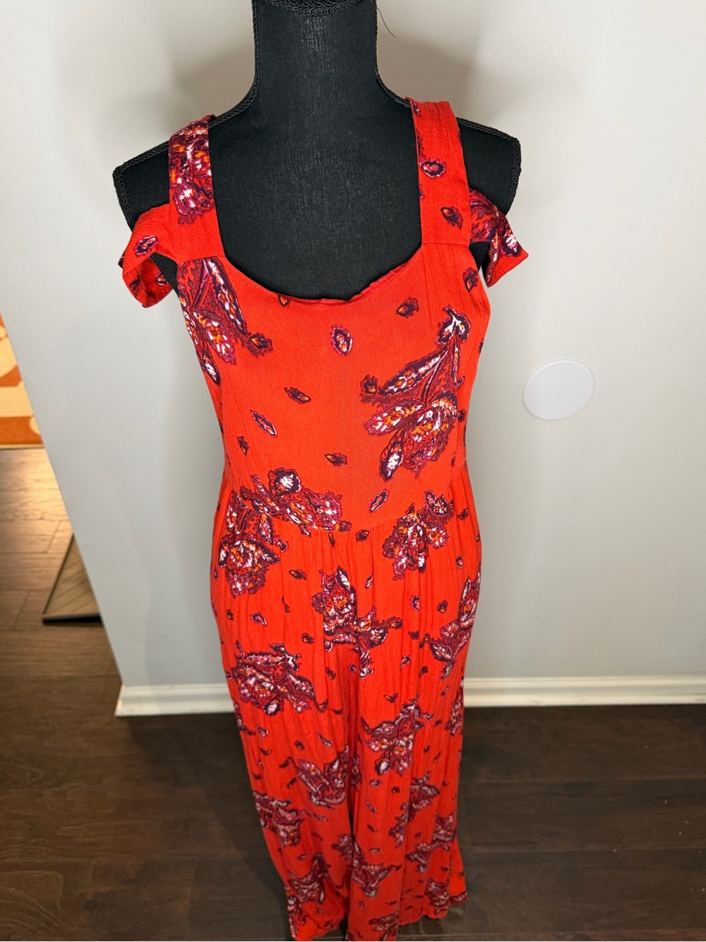 Free People, Retro Love You Love Me Jumpsuit, Size 6 - Picture 7 of 15
